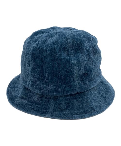 kijima takayuki（キジマタカユキ）kijima takayuki (キジマタカユキ) リネンパイルハット ブルー サイズ:2の古着・服飾アイテム