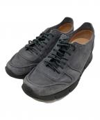 BUTTEROブッテロ）の古着「スウェードスニーカー」｜チャコールグレー