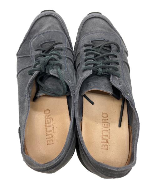 BUTTERO（ブッテロ）BUTTERO (ブッテロ) スウェードスニーカー チャコールグレー サイズ:25.5の古着・服飾アイテム