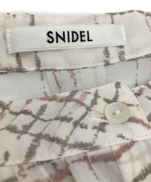 Snidel（スナイデル）Snidel (スナイデル) Sustainableフリルワンピース アイボリー サイズ:1の古着・服飾アイテム