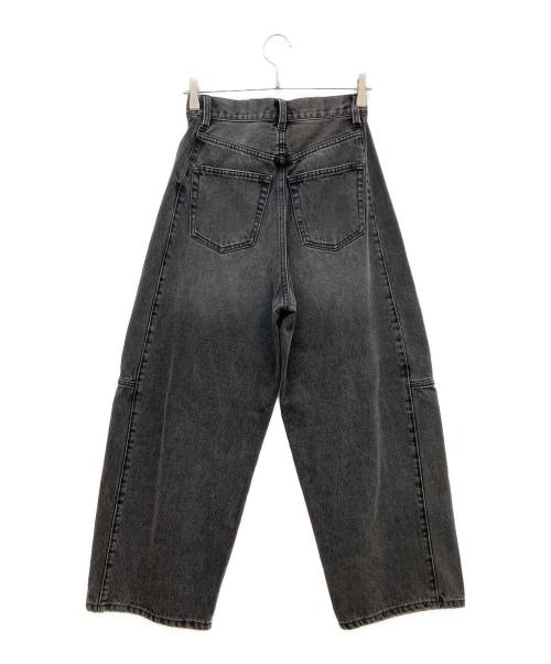 BEAUTY&YOUTH（ビューティーアンドユース）BEAUTY&YOUTH (ビューティーアンドユース) サイドパッチ デニムパンツ ブラック サイズ:XSの古着・服飾アイテム