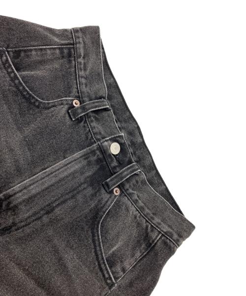 BEAUTY&YOUTH（ビューティーアンドユース）BEAUTY&YOUTH (ビューティーアンドユース) サイドパッチ デニムパンツ ブラック サイズ:XSの古着・服飾アイテム