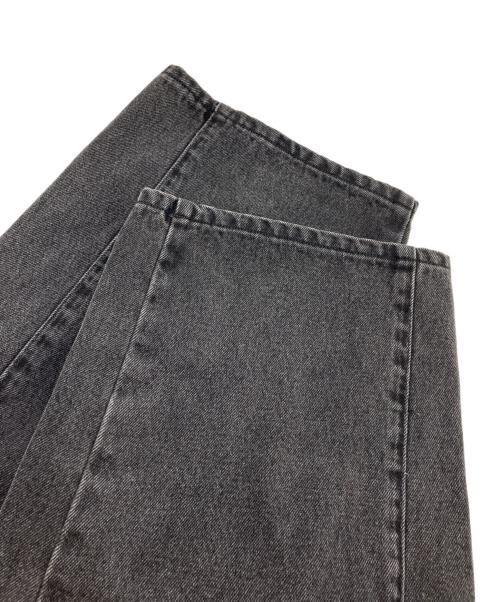 BEAUTY&YOUTH（ビューティーアンドユース）BEAUTY&YOUTH (ビューティーアンドユース) サイドパッチ デニムパンツ ブラック サイズ:XSの古着・服飾アイテム