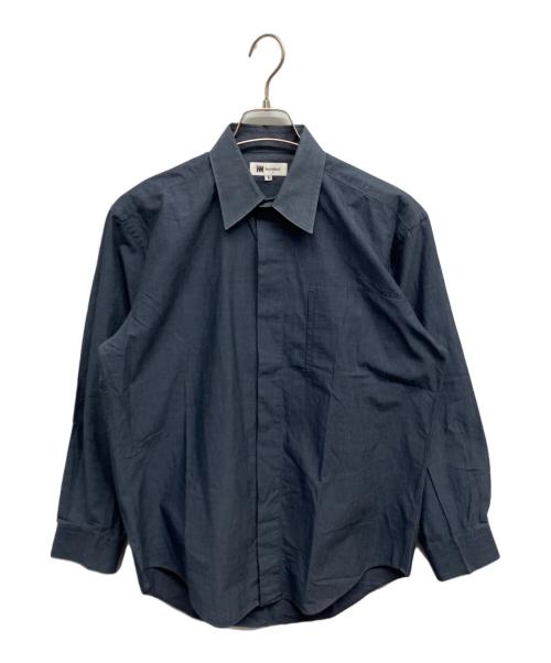 im product（アイムプロダクト）im product (アイムプロダクト) 比翼シャツ ブルー サイズ:Sの古着・服飾アイテム