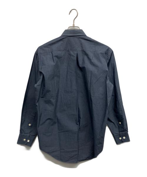 im product（アイムプロダクト）im product (アイムプロダクト) 比翼シャツ ブルー サイズ:Sの古着・服飾アイテム