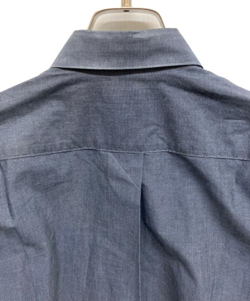 im product（アイムプロダクト）im product (アイムプロダクト) 比翼シャツ ブルー サイズ:Sの古着・服飾アイテム
