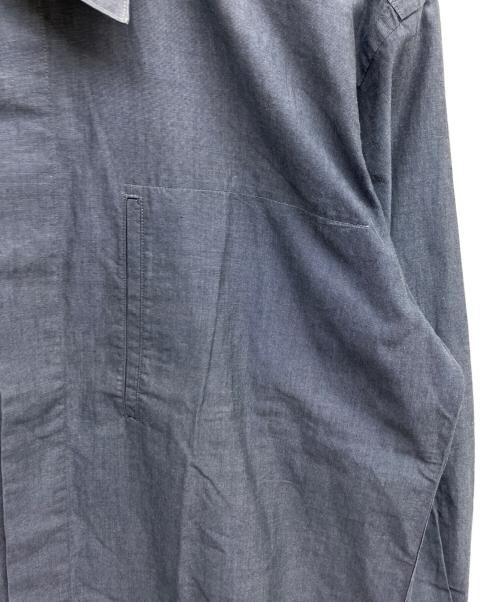 im product（アイムプロダクト）im product (アイムプロダクト) 比翼シャツ ブルー サイズ:Sの古着・服飾アイテム