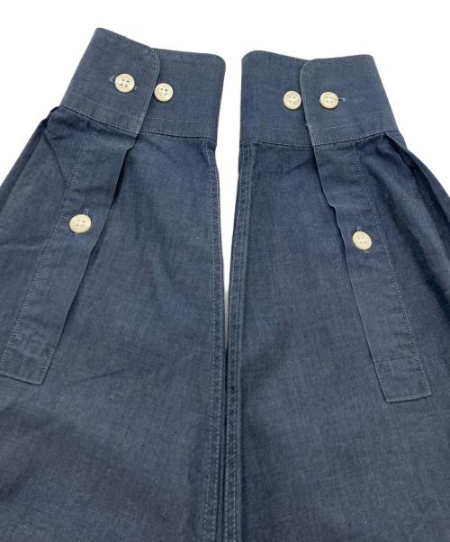 im product（アイムプロダクト）im product (アイムプロダクト) 比翼シャツ ブルー サイズ:Sの古着・服飾アイテム