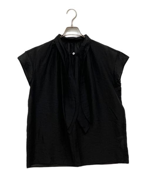 Whim Gazette（ウィムガゼット）Whim Gazette (ウィムガゼット) シアーボウブラウス ブラック サイズ:Fの古着・服飾アイテム
