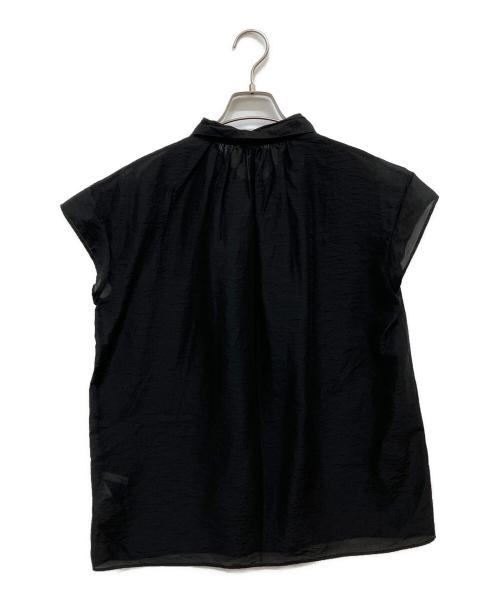 Whim Gazette（ウィムガゼット）Whim Gazette (ウィムガゼット) シアーボウブラウス ブラック サイズ:Fの古着・服飾アイテム