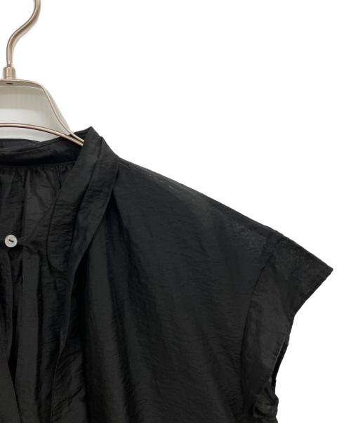Whim Gazette（ウィムガゼット）Whim Gazette (ウィムガゼット) シアーボウブラウス ブラック サイズ:Fの古着・服飾アイテム