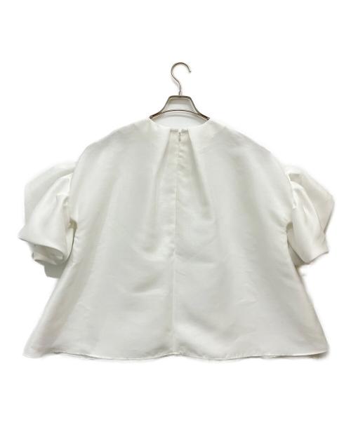 Heve（ヘイヴ）Heve (ヘイヴ) WHIPバルーンスリーブBL ホワイト サイズ:Fの古着・服飾アイテム