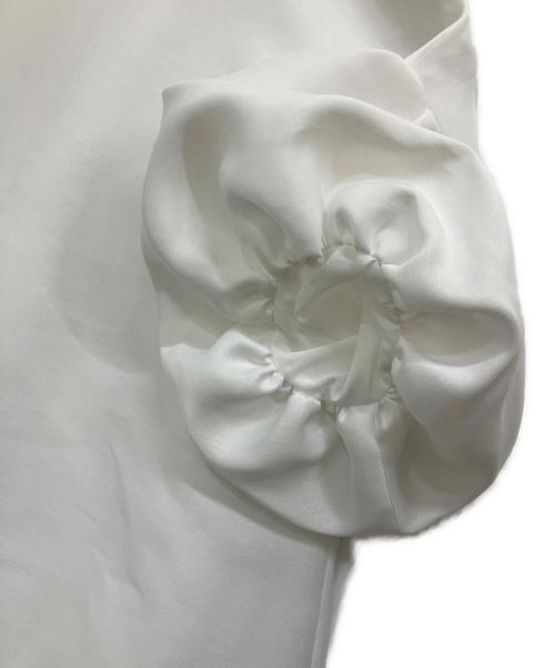 Heve（ヘイヴ）Heve (ヘイヴ) WHIPバルーンスリーブBL ホワイト サイズ:Fの古着・服飾アイテム
