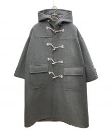 FUMITO GANRYU（フミトガンリュウ）の古着「TRAPEZE DUFFLE COAT/トラピーズ ダッフル コート」｜グレー