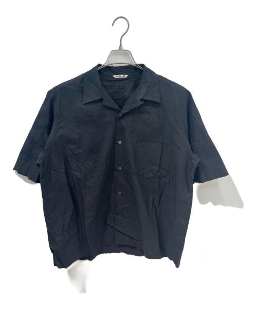 AURALEE（オーラリー）AURALEE (オーラリー) SELVEDGE WEATHER CLOTH HALF SLEEVED SHIRTS　A8SS02WC ブラック サイズ:5の古着・服飾アイテム