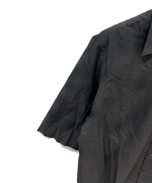 AURALEE（オーラリー）AURALEE (オーラリー) SELVEDGE WEATHER CLOTH HALF SLEEVED SHIRTS　A8SS02WC ブラック サイズ:5の古着・服飾アイテム