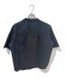 AURALEE (オーラリー) SELVEDGE WEATHER CLOTH HALF SLEEVED SHIRTS　A8SS02WC ブラック サイズ:5：10000円