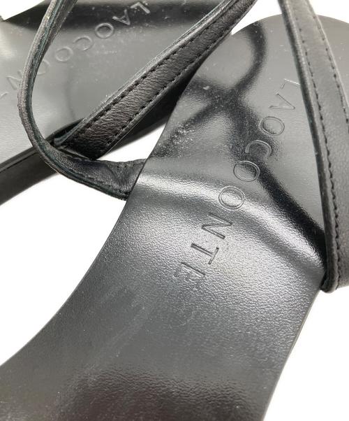 LAOCOONTE（ラオコンテ）LAOCOONTE (ラオコンテ) リングトゥサンダル ブラック サイズ:38の古着・服飾アイテム