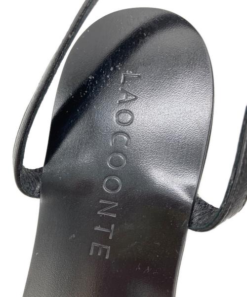 LAOCOONTE（ラオコンテ）LAOCOONTE (ラオコンテ) リングトゥサンダル ブラック サイズ:38の古着・服飾アイテム