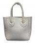 YOUNG & OLSEN The DRYGOODS STORE (ヤングアンドオルセン ザ ドライグッズストア) EMBOSSED LEATHER TOTE XS ホワイト：6000円
