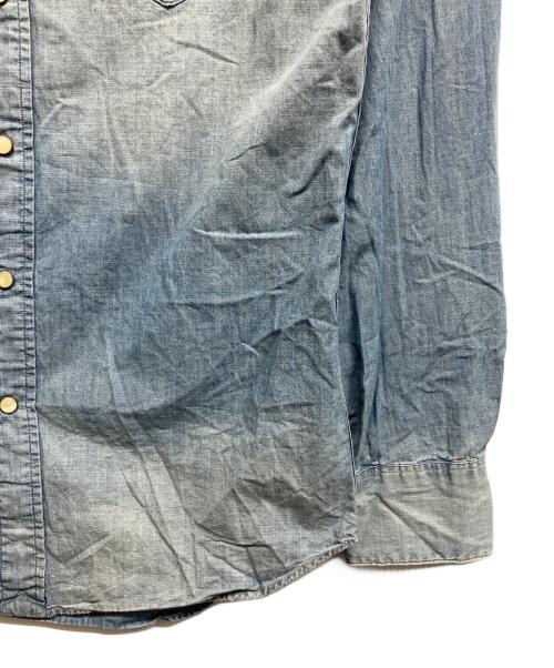 POLO RALPH LAUREN（ポロ・ラルフローレン）POLO RALPH LAUREN (ポロ・ラルフローレン) ウエスタンシャツ ブルー サイズ:Sの古着・服飾アイテム