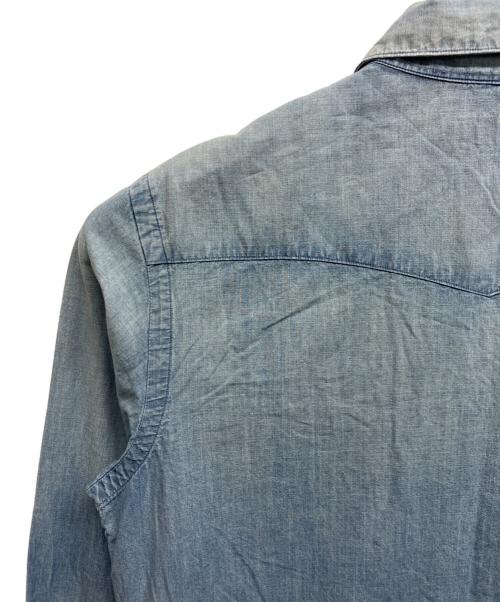 POLO RALPH LAUREN（ポロ・ラルフローレン）POLO RALPH LAUREN (ポロ・ラルフローレン) ウエスタンシャツ ブルー サイズ:Sの古着・服飾アイテム