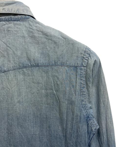 POLO RALPH LAUREN（ポロ・ラルフローレン）POLO RALPH LAUREN (ポロ・ラルフローレン) ウエスタンシャツ ブルー サイズ:Sの古着・服飾アイテム