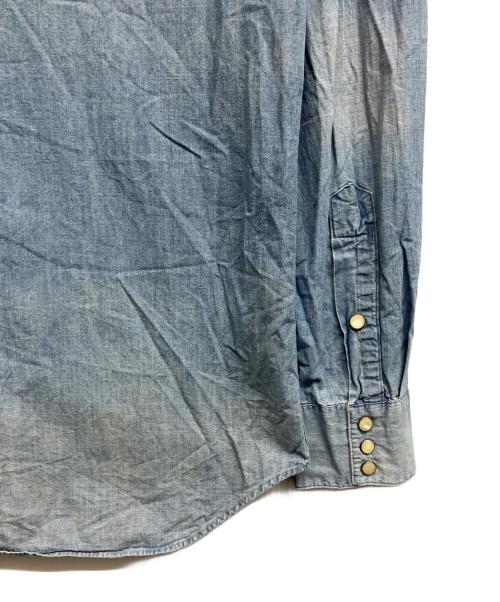 POLO RALPH LAUREN（ポロ・ラルフローレン）POLO RALPH LAUREN (ポロ・ラルフローレン) ウエスタンシャツ ブルー サイズ:Sの古着・服飾アイテム