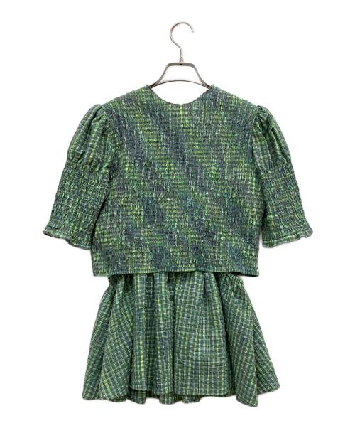 Ameri（アメリ）Ameri (アメリ) セットアップ グリーン サイズ:M 未使用品の古着・服飾アイテム