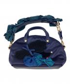 familiar×Bibiy.ファミリア×ビビィ）の古着「ミニバッグ」｜ネイビー