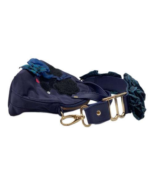 familiar（ファミリア）familiar (ファミリア) Bibiy. (ビビィ) ミニバッグ ネイビーの古着・服飾アイテム