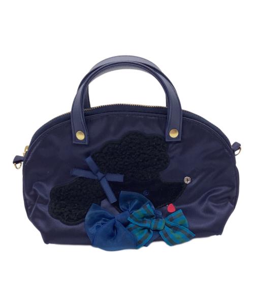 familiar（ファミリア）familiar (ファミリア) Bibiy. (ビビィ) ミニバッグ ネイビーの古着・服飾アイテム