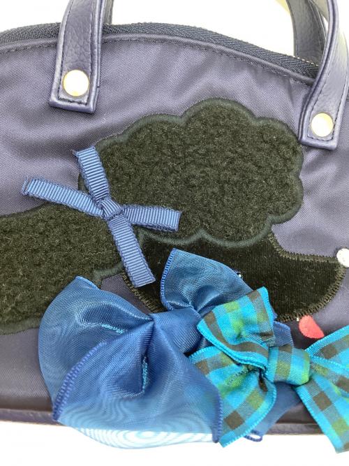 familiar（ファミリア）familiar (ファミリア) Bibiy. (ビビィ) ミニバッグ ネイビーの古着・服飾アイテム