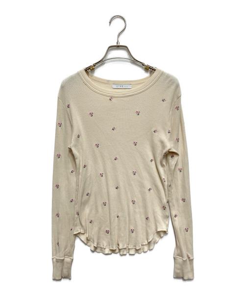 ETRE TOKYO（エトレトウキョウ）ETRE TOKYO (エトレトウキョウ) FloretsロンTee ベージュ サイズ:freeの古着・服飾アイテム