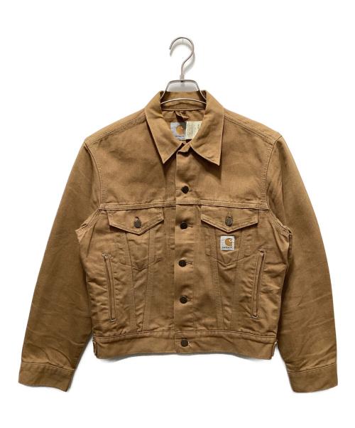 CarHartt（カーハート）CarHartt (カーハート) ダックトラッカージャケット ブラウン サイズ:40の古着・服飾アイテム
