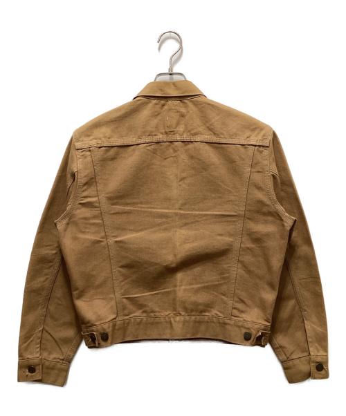 CarHartt（カーハート）CarHartt (カーハート) ダックトラッカージャケット ブラウン サイズ:40の古着・服飾アイテム