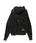 WE11DONE (ウェルダン) DISTRESSED LOGO HOODIE ブラック サイズ:SIZE M：3000円