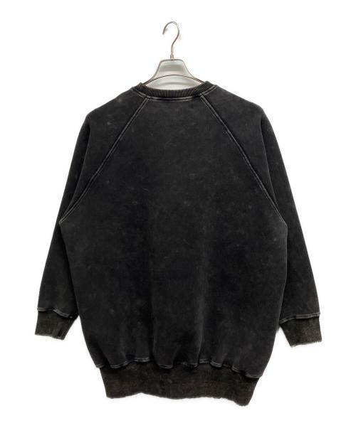 provoke（プロヴォーク）provoke (プロヴォーク) pigment sweat mini dress ブラック サイズ:Freeの古着・服飾アイテム