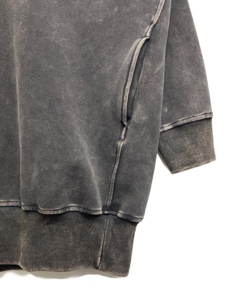 provoke（プロヴォーク）provoke (プロヴォーク) pigment sweat mini dress ブラック サイズ:Freeの古着・服飾アイテム