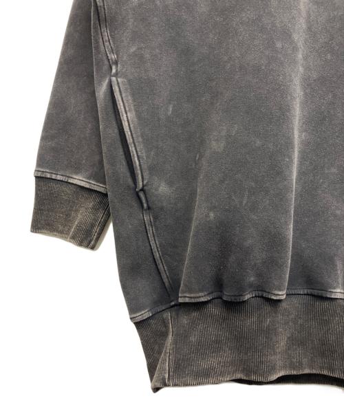 provoke（プロヴォーク）provoke (プロヴォーク) pigment sweat mini dress ブラック サイズ:Freeの古着・服飾アイテム