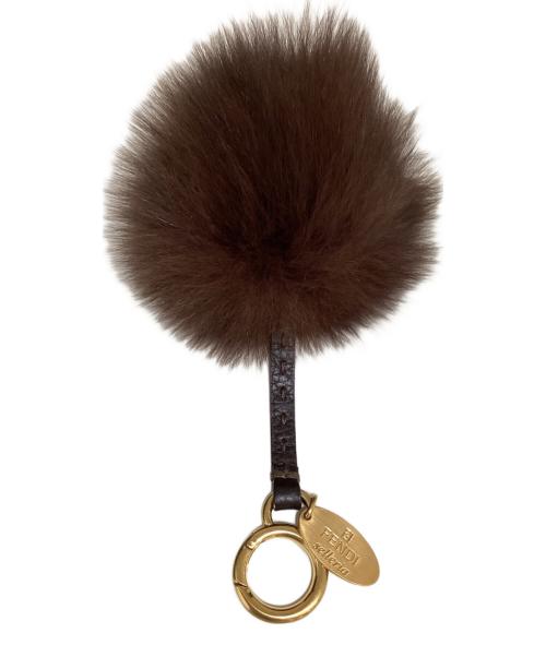 FENDI（フェンディ）FENDI (フェンディ) ファーチャーム ブラウンの古着・服飾アイテム