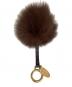 FENDI (フェンディ) ファーチャーム ブラウン：12000円