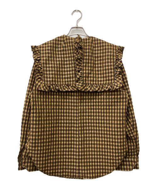 REJINA PYO（レジーナ ピョウ）REJINA PYO (レジーナ ピョウ) Tate shirt ブラウン サイズ:XSの古着・服飾アイテム