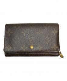 LOUIS VUITTON（ルイ ヴィトン）の古着「2つ折り財布」｜ブラウン