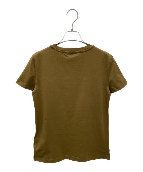 MaxMara（マックスマーラ）MaxMara (マックスマーラ) M刺繍ポケットTシャツ オリーブ サイズ:XSの古着・服飾アイテム