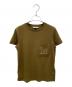 MaxMara（マックスマーラ）の古着「M刺繍ポケットTシャツ」｜オリーブ