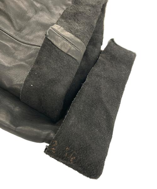 acanthus（アカンサス）acanthus (アカンサス) ホースレザーパンツ ブラック サイズ:Mの古着・服飾アイテム