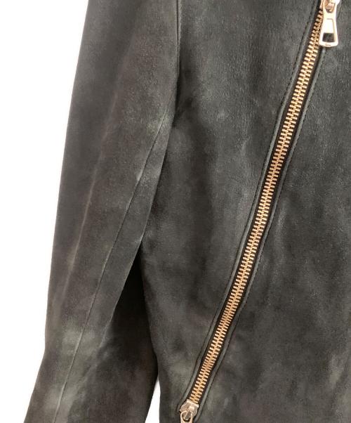 Martin Margiela14（マルタンマルジェラ14）Martin Margiela14 (マルタンマルジェラ14) 05AW 5ZIP スエードライダースジャケット ブラック サイズ:44の古着・服飾アイテム