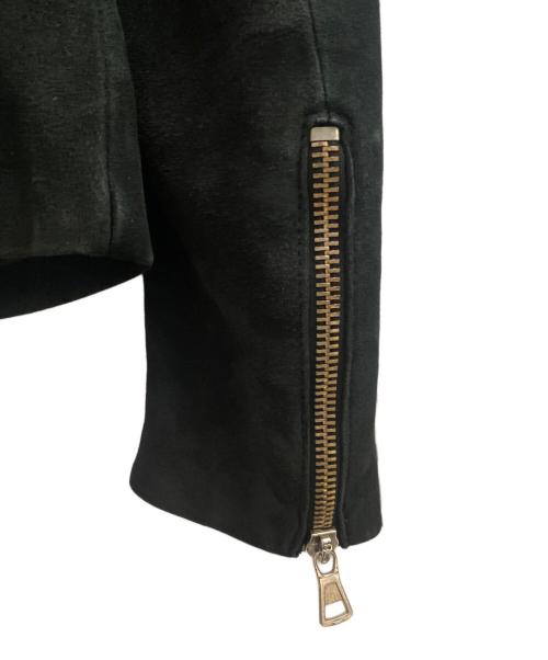 Martin Margiela14（マルタンマルジェラ14）Martin Margiela14 (マルタンマルジェラ14) 05AW 5ZIP スエードライダースジャケット ブラック サイズ:44の古着・服飾アイテム