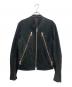 Martin Margiela14（マルタンマルジェラ14）の古着「05AW 5ZIP スエードライダースジャケット」｜ブラック